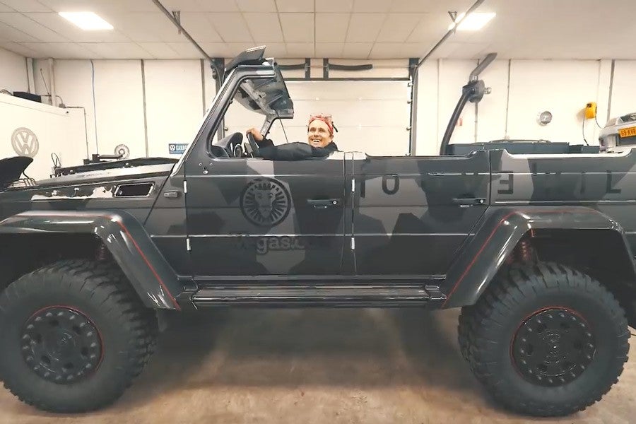 Jon Olsson descapota su Mercedes Clase G 500 4x42.