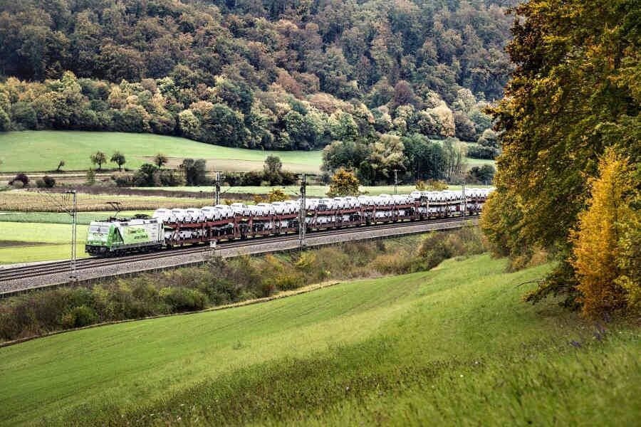 Transporte ferroviario de Audi libre de emisiones.