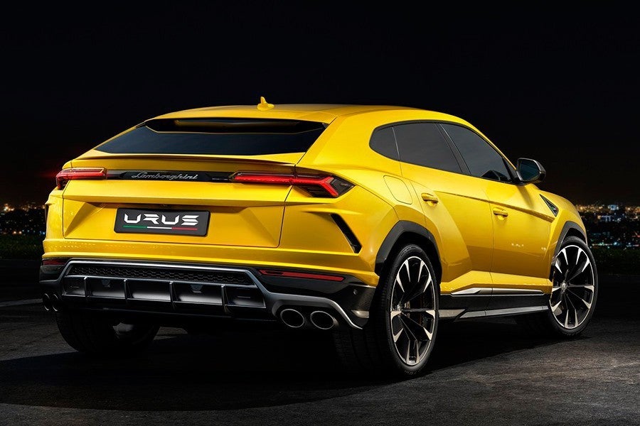 Su imagen no deja lugar a dudas: es un Lambo.