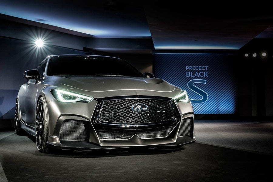 El Infiniti Q60 Project Black S es impresionante.