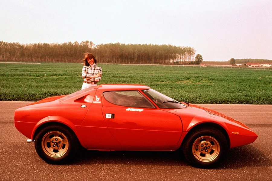 Así lucía la versión «stradale» del Lancia Stratos en 1972.
