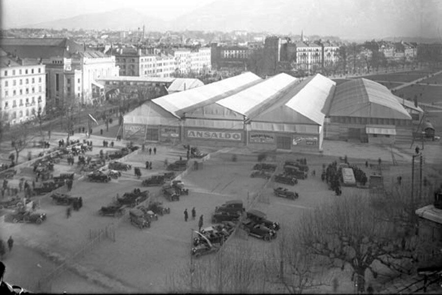 Las primeras fotografías del Salón de Ginebra no llegarían hasta 1924.