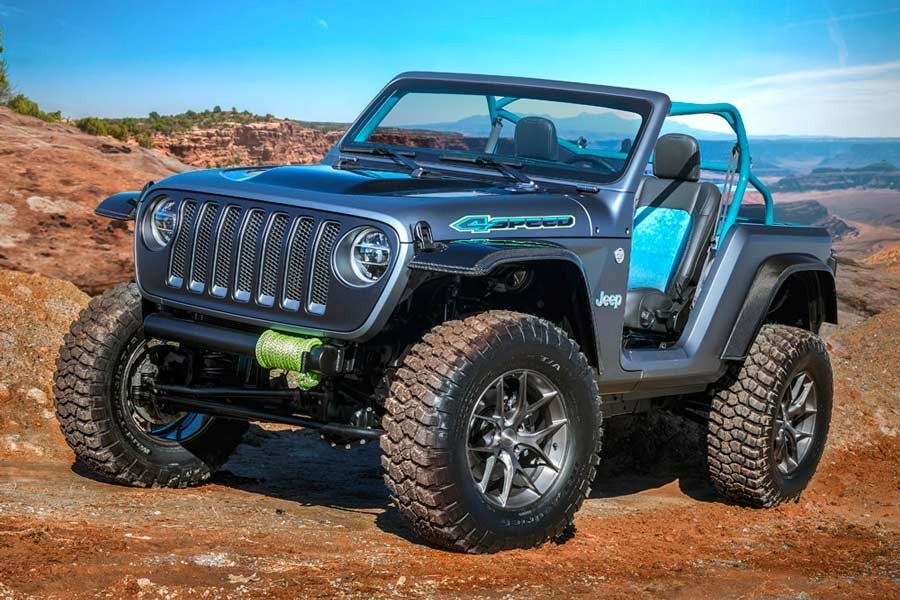 El Jeep 4SPEED está basado en el último Wrangler.