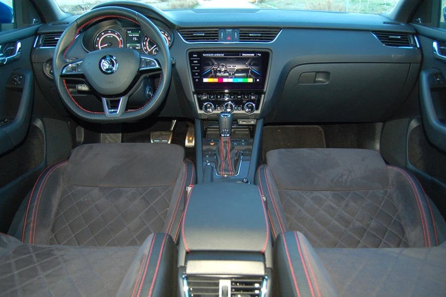 El Octavia combi RS ofrece un alto nivel de confort y amplitud