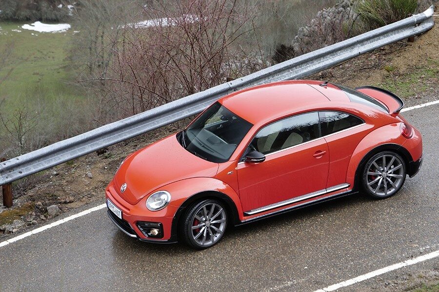 Las formas del VW Beetle son muy personales.