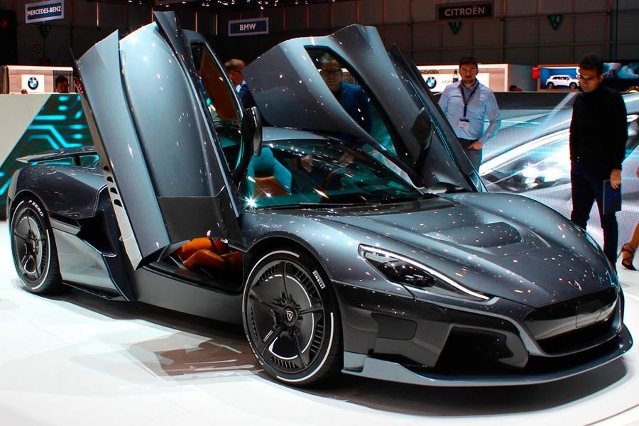 Rimac C_Two en Ginebra 2018.