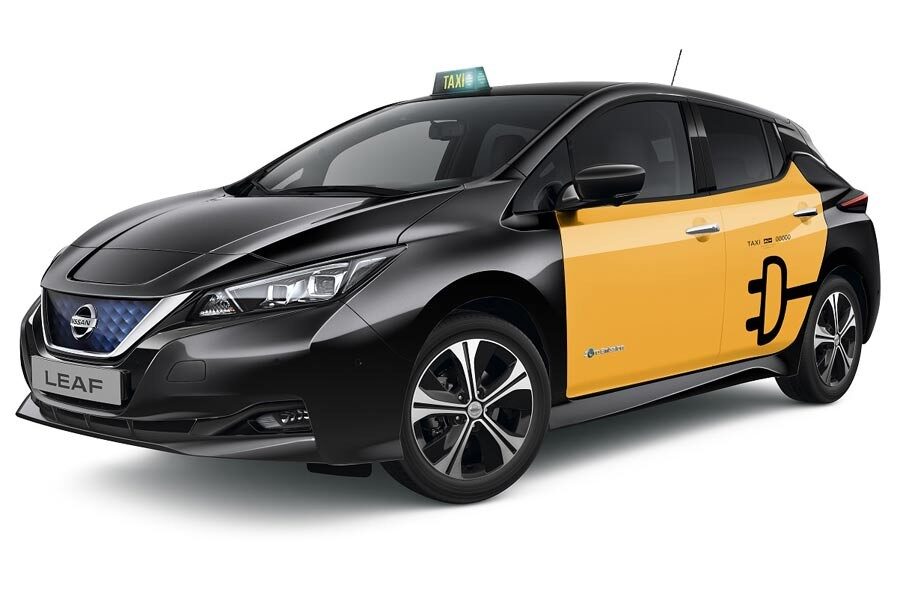 Los habitantes de Madrid y de Barcelona podrán ver al Leaf como taxi en sus ciudades