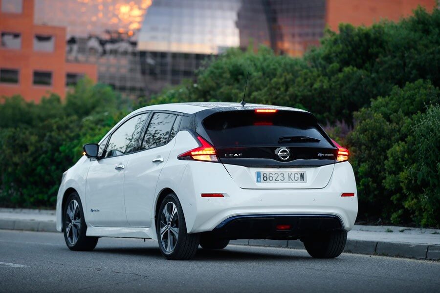 Imágenes dinámicas con el Nissan Leaf 40 kWh.