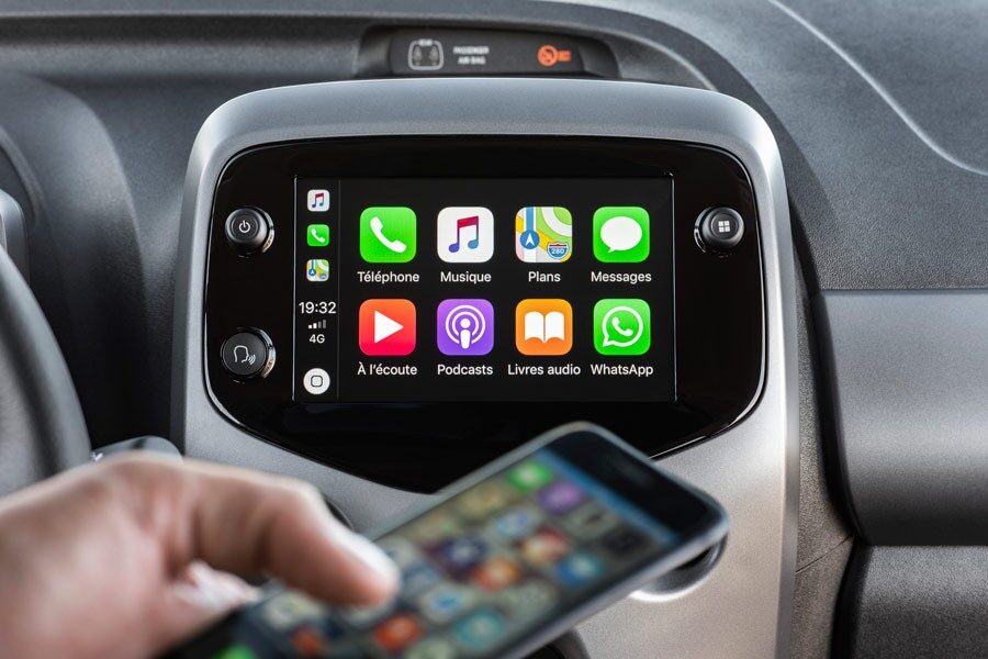 El nuevo Aygo incorpora Android Auto y Apple Car Play en cualquiera de sus acabados.