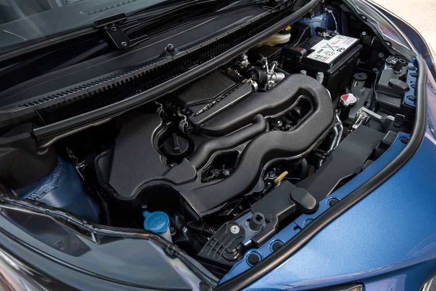 El motor tricilíndrico declara ahora 72 CV.