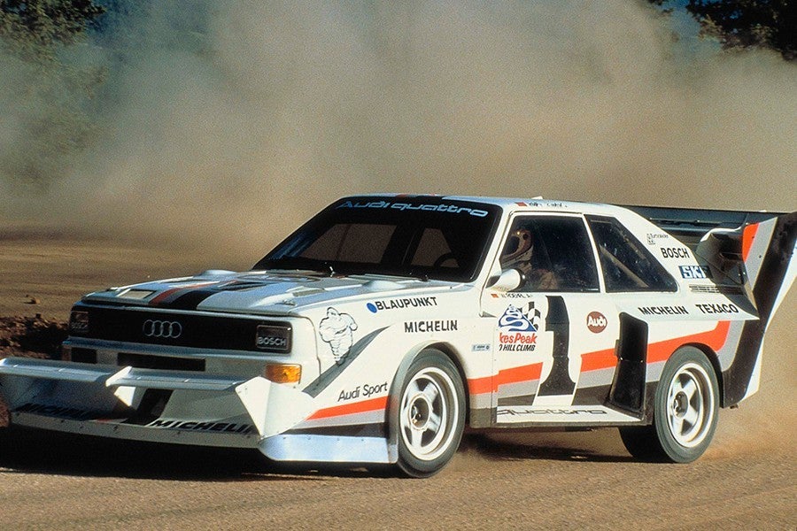 Los Audi Quattro en Pikes Peak.