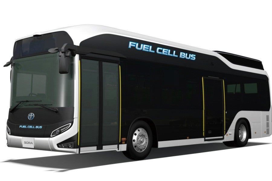 Los buses de Toyota irán propulsados con pila de hidrógeno