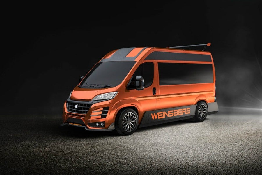 La estética de la autocaravana es muy radical