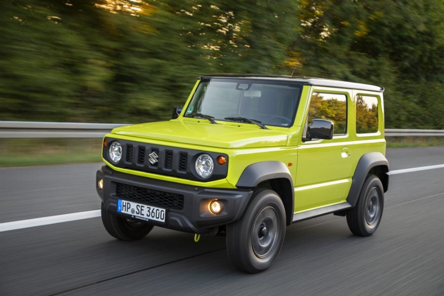 Las formas del Suzuki Jimny son muy angulosas