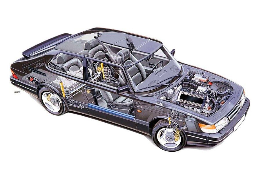 Técnicamente, el Saab 900 introdujo avances que siguen vigentes hoy en día.