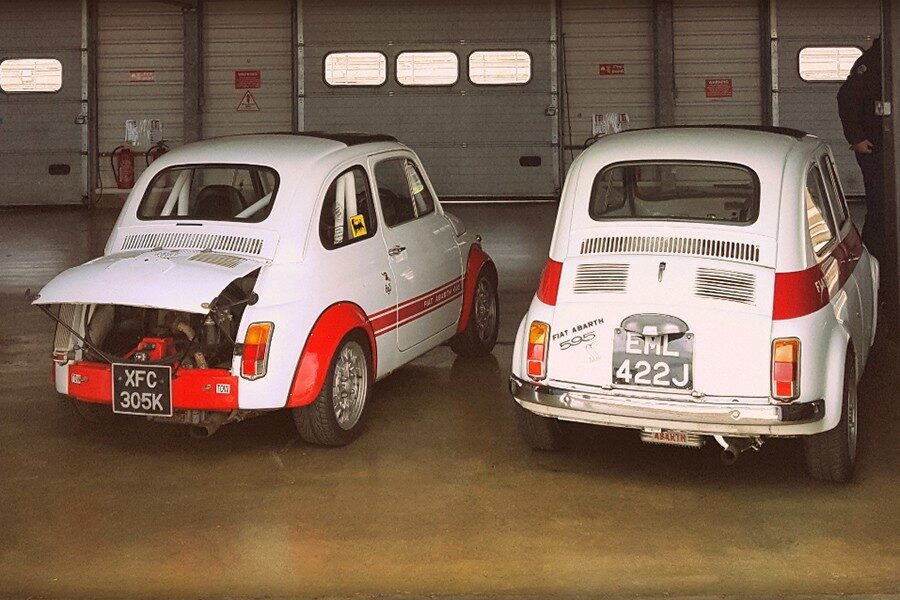 Abarth pronto vio el potencial de los pequeños Fiat 500.