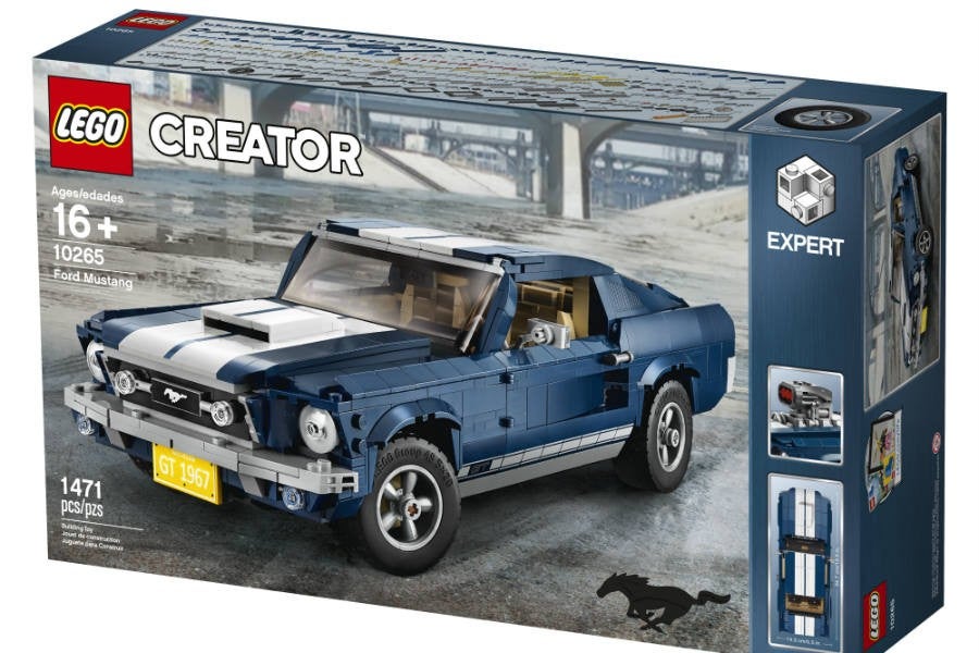 El Mustang de Lego estará disponible a partir del 1 de marzo por 129,99 euros