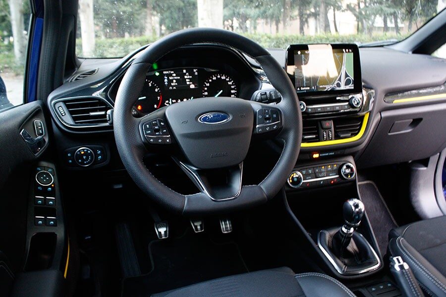 El interior del Ford Fiesta transmite buenas sensaciones.