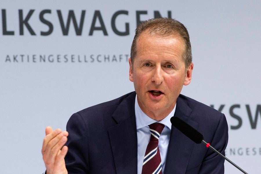 Herbert Diess, CEO de Volkswagen AG.