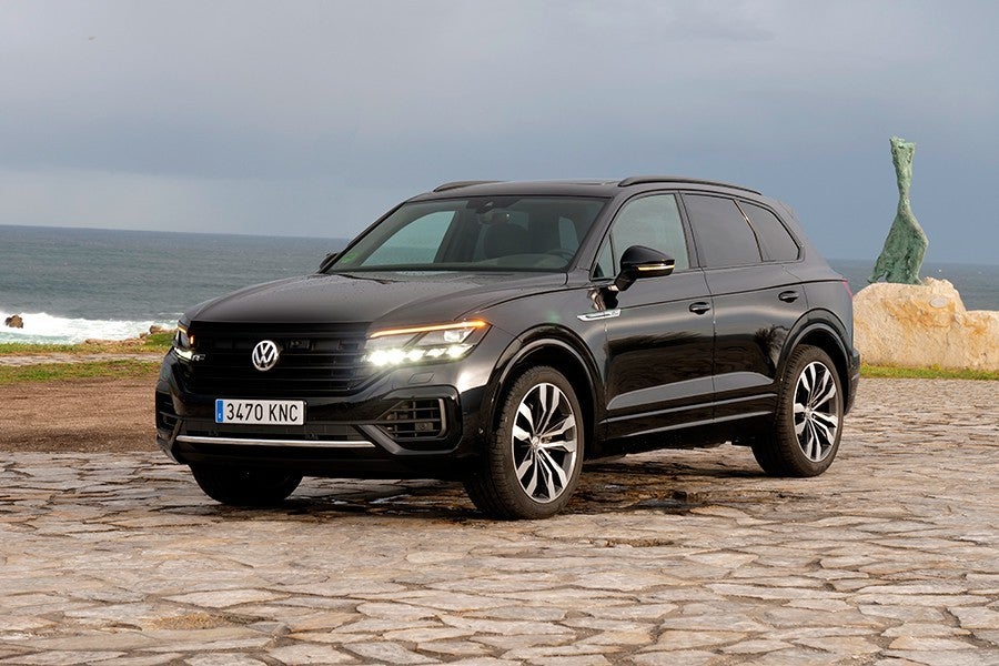 El Touareg en acabado R-Line es muy llamativo.