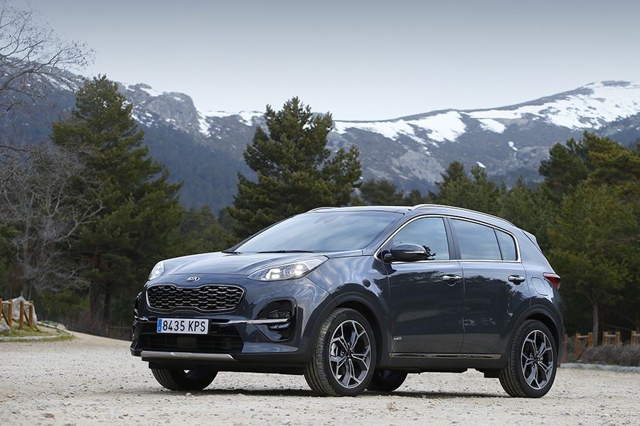 El Kia Sportage Mild Hybrid monta de serie llantas de aleación de 19 pulgadas.