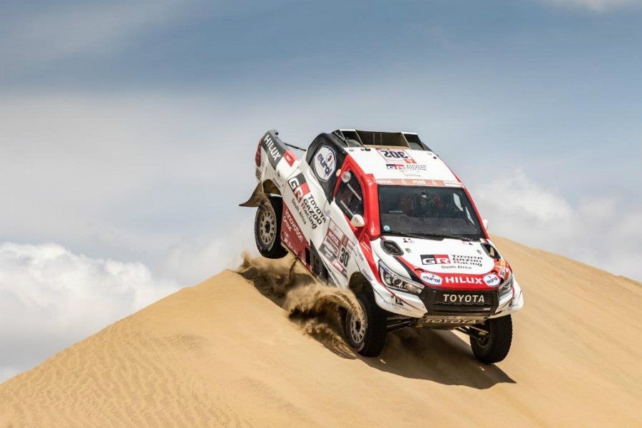 El Hilux Dakar, otro de los vehículos de Toyota en el Festival de Goodwood.