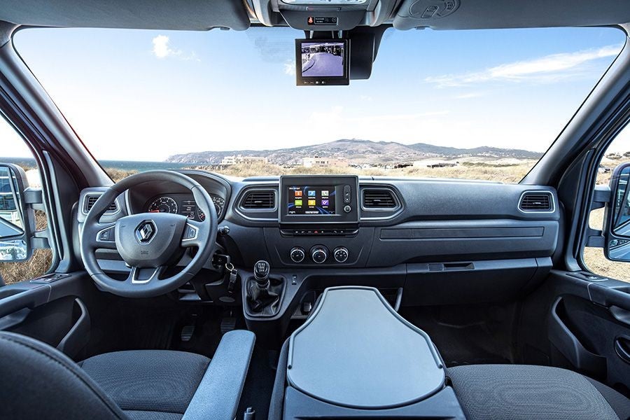 El interior del Renault Master ha sido profundamente renovado.