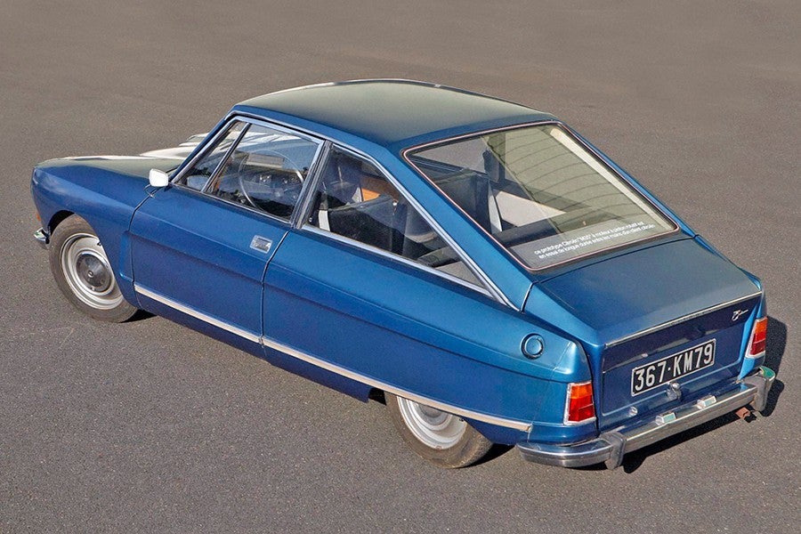 El M35 era mucho más que un simple Ami 8 con línea de coupé.