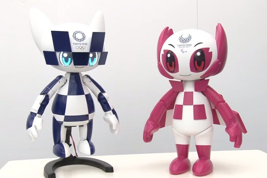 Uno de los Robots Toyota para los Juegos Olímpicos de Tokio 2020 es la mascota Miraitowa.