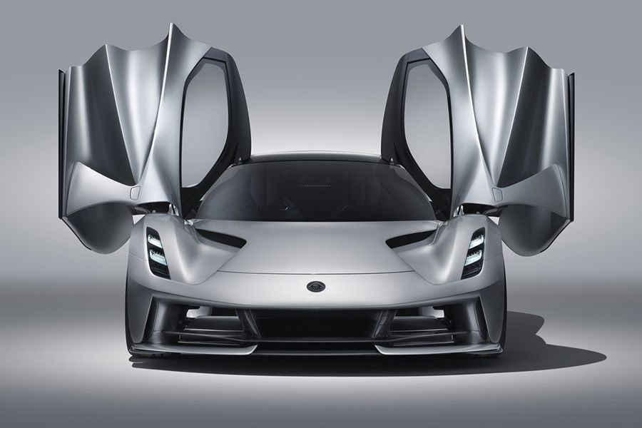 El Lotus Evija cuenta con iluminación de tipo láser.