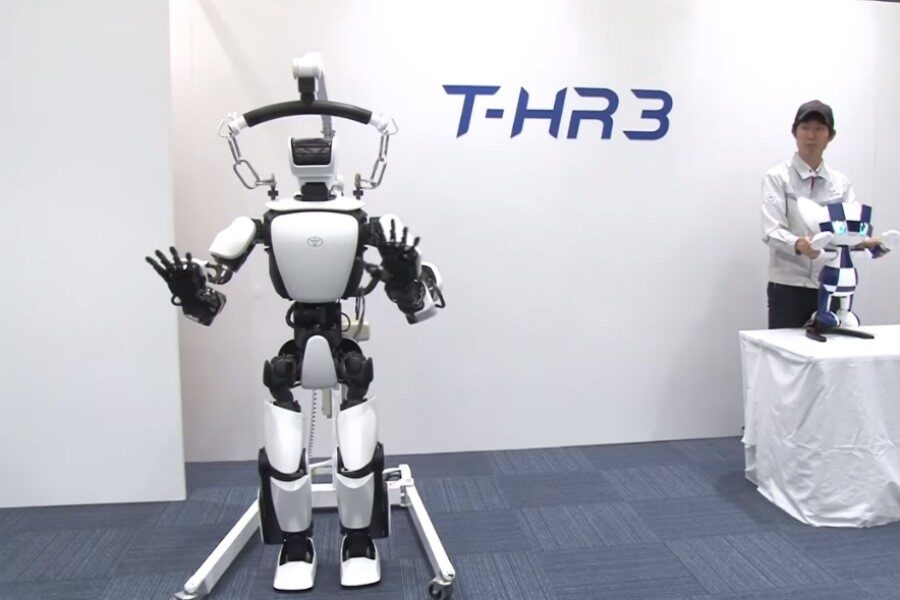 El T-HR3, el Robot humanoide de Toyota, que se podrá encontrar en las sedes oficiales.