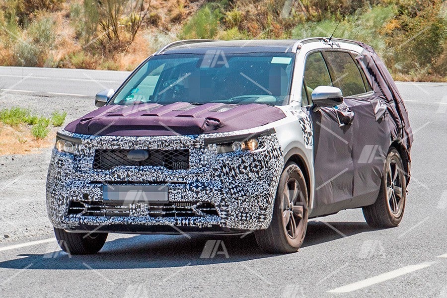 Fotos espía del Kia Sorento 2020.