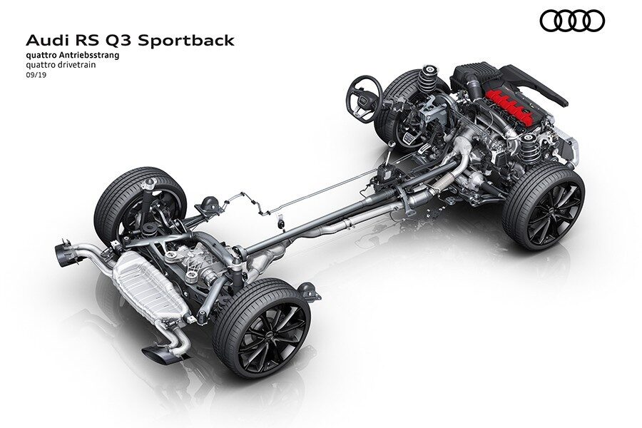 El motor de 5 cilindros y 400 CV dotan a estos RS Q3 de unas prestaciones sensacionales.
