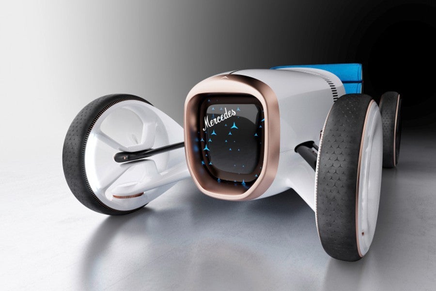 Este concept rememora las formas del Simplex 35 CV de 1901, pero con el prisma del siglo XXI.