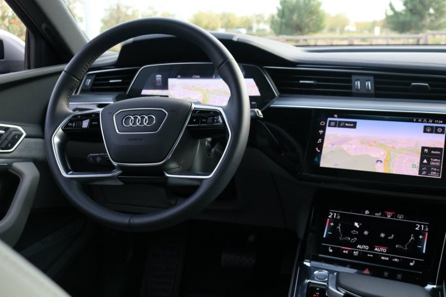 Audi e-tron interior.