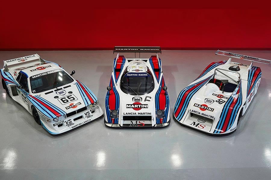 Los coches de circuito de Lancia.