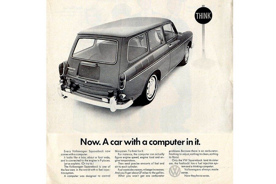 El primer coche con un ordenador fue el VW Typ 3.