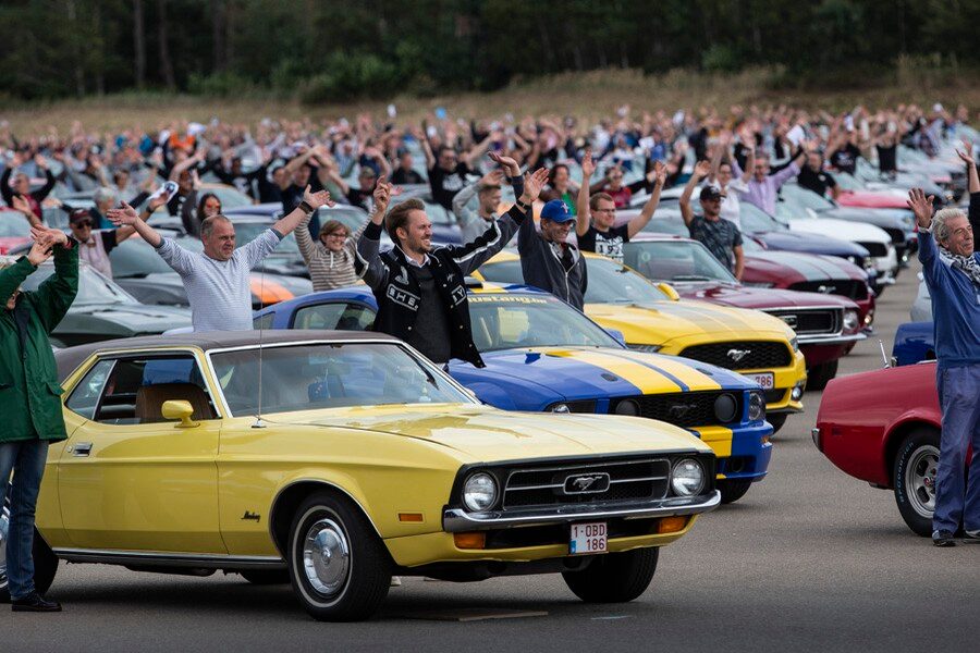 Este año no se ha podido celebrar la típica reunión anual de entusiastas del Mustang.