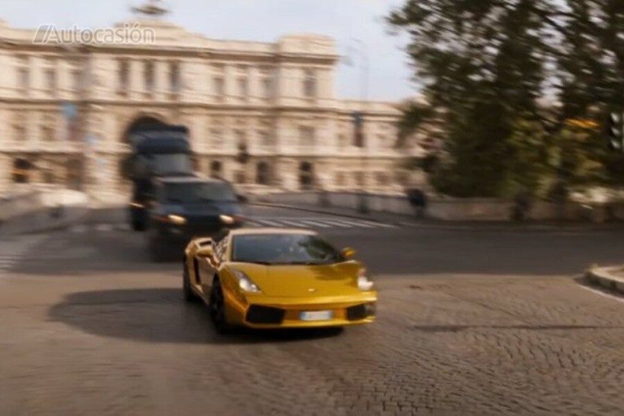 Lamborghini is also present in Fast X with a golden Gallardo.