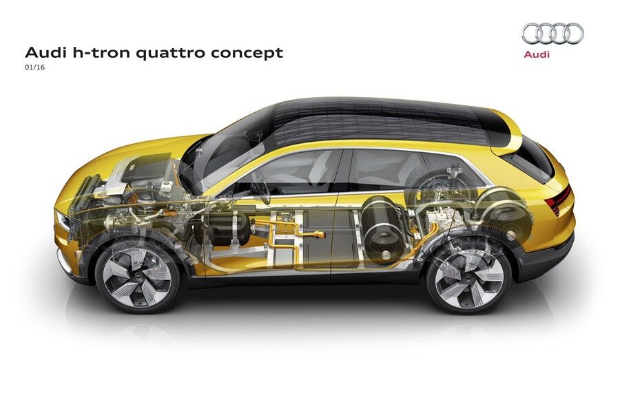 Audi lleva años investigando con el hidrógeno para sacar una línea de modelos h-tron.