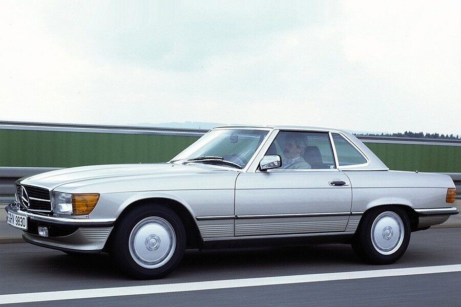 El Mercedes SLC fabricado entre 1973 y 1981no ha disparado sus cotizaciones.