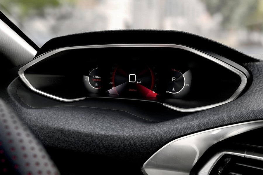 El Peugeot i-Cockpit tiene visualización 3D.