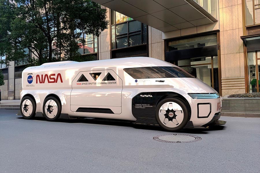 Astrovan, una furgoneta futurista con reminiscencias clásicas