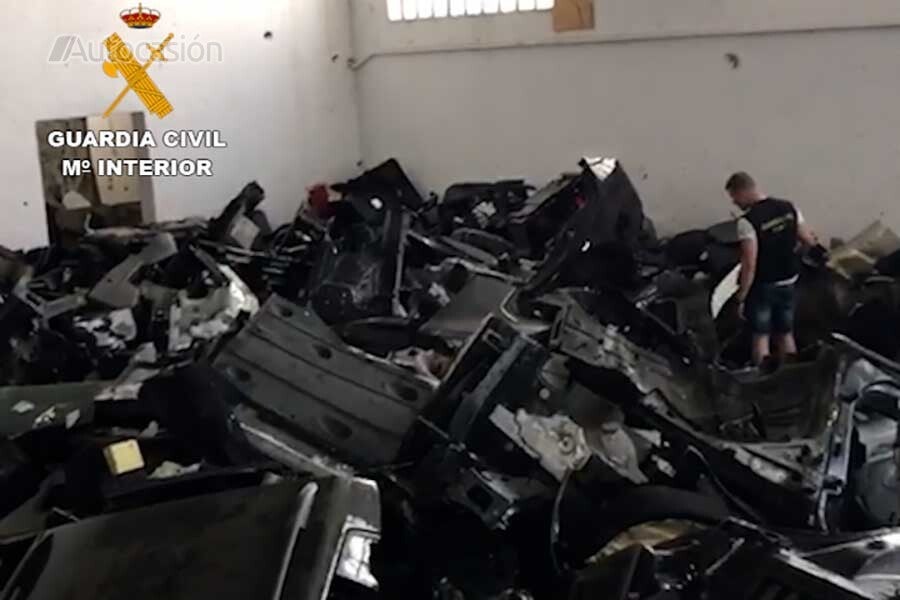 Se han recuperado coches y piezas por valor de 2,3 millones de euros