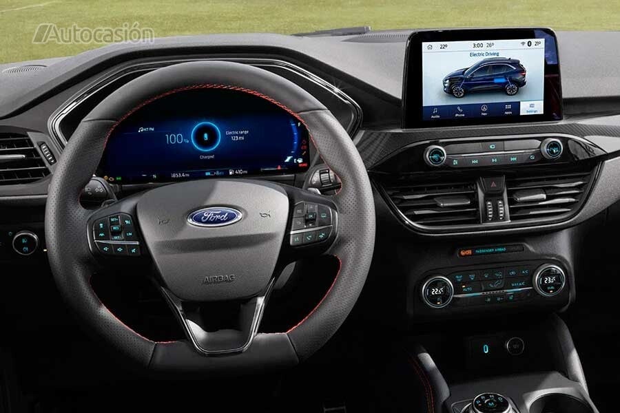 Interior del Ford Kuga PHEV