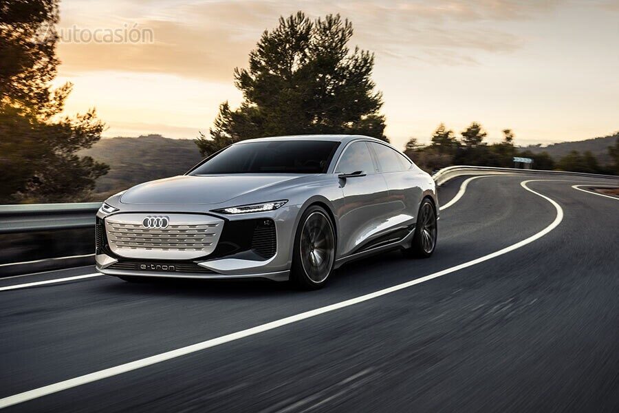 El Audi A6 e-tron anuncia 700 kilómetros de autonomía.